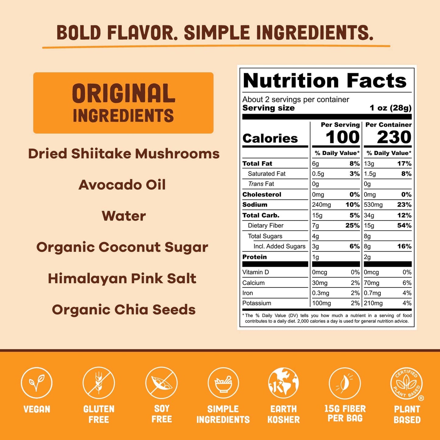 Pan's Mushroom Jerky - Original 2.2oz