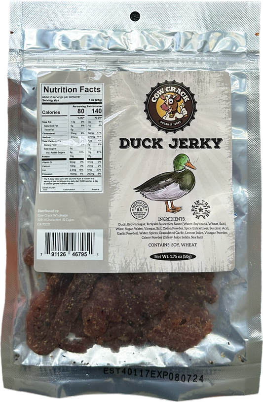 Cow Crack Duck Jerky 1.75 oz