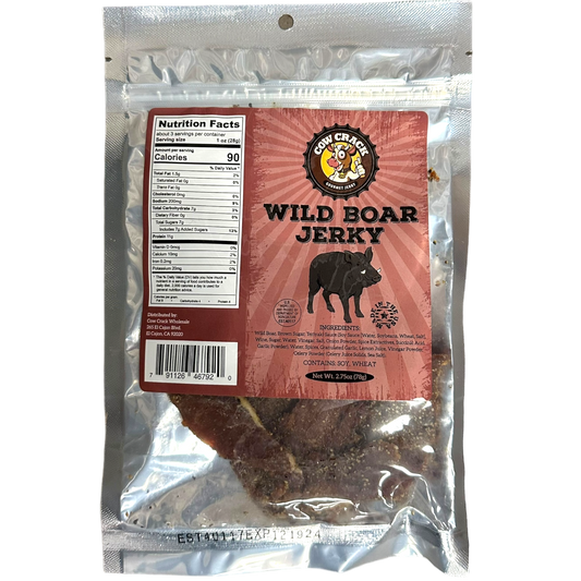 Cow Crack Wild Boar Jerky 2.75 oz