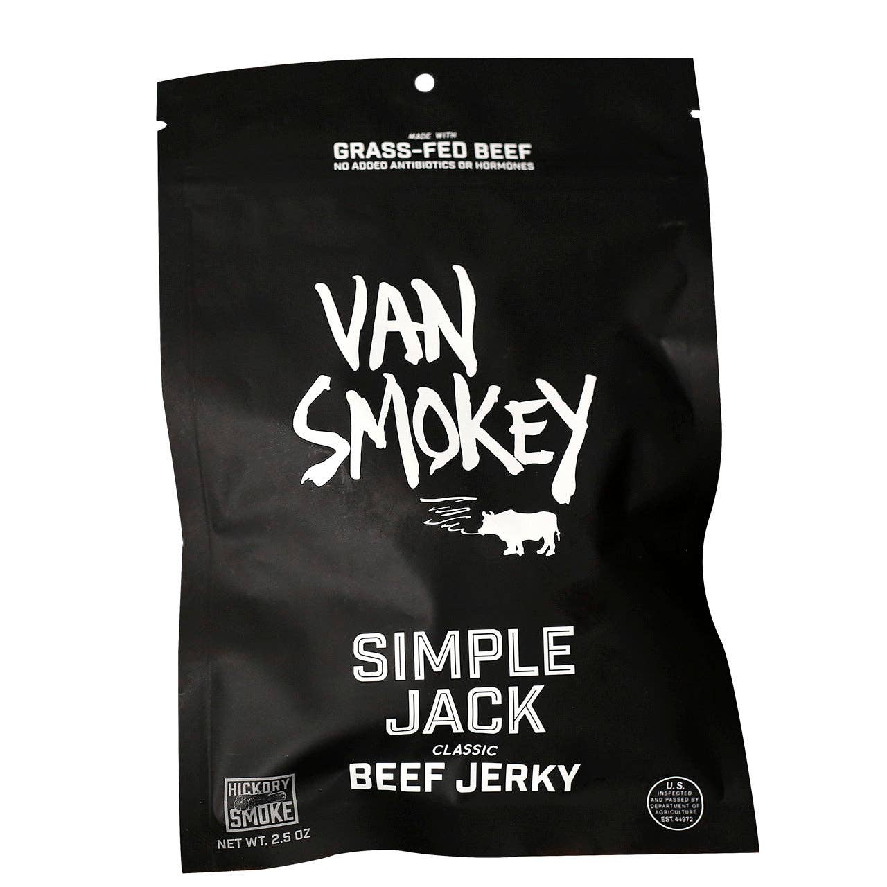 Van Smokey Simple Jack Beef Jerky 2.5oz