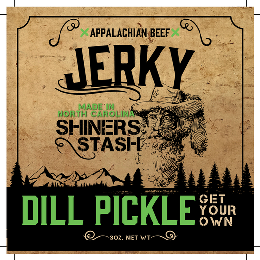 Shiners Stash Dill Pickle Beef Jerky 3oz