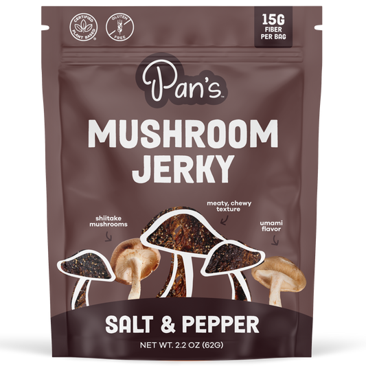 Pan's Mushroom Jerky - Salt & Pepper 2.2oz