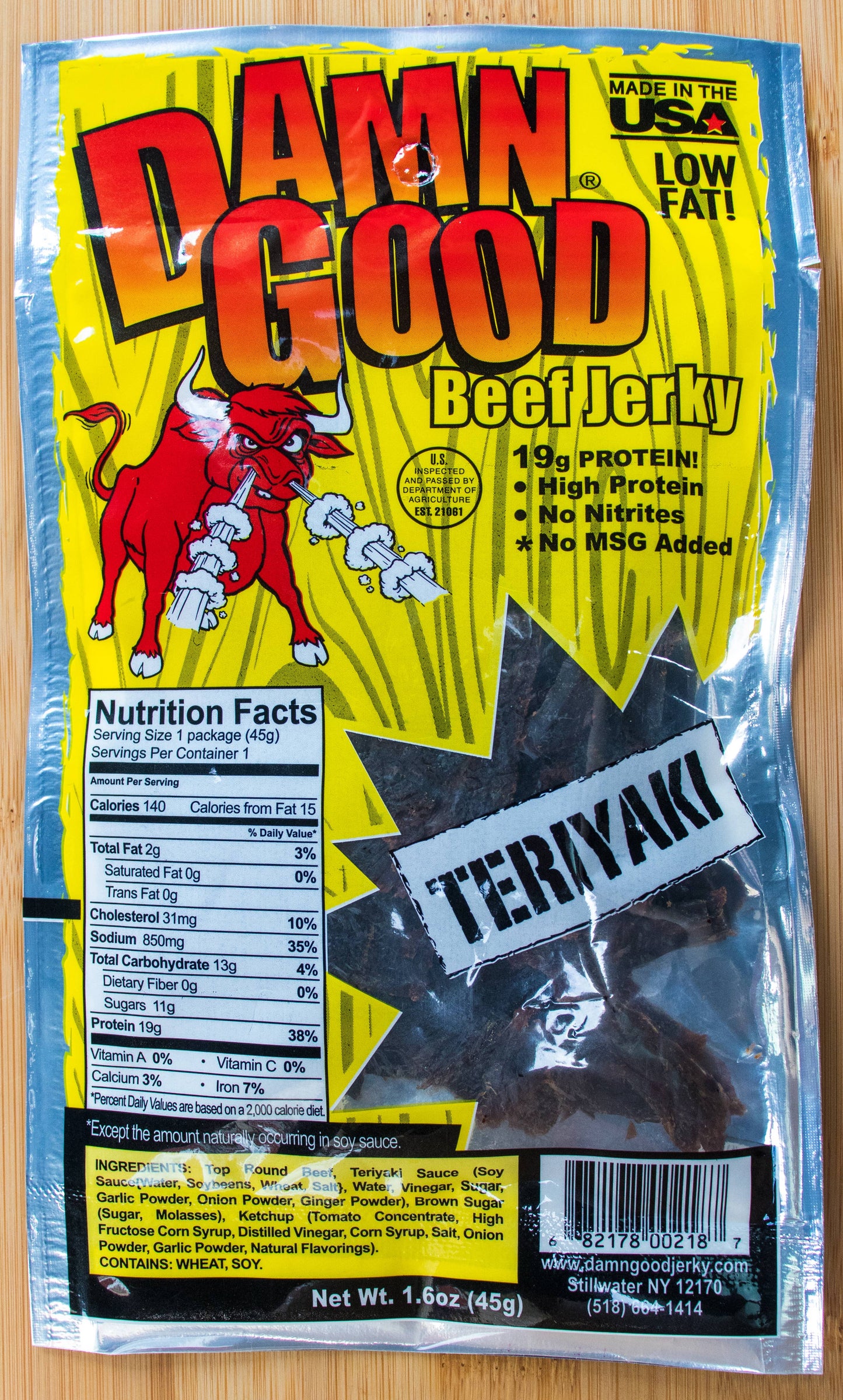 Damn Good - Premium Teriyaki Beef Jerky 1.6 oz