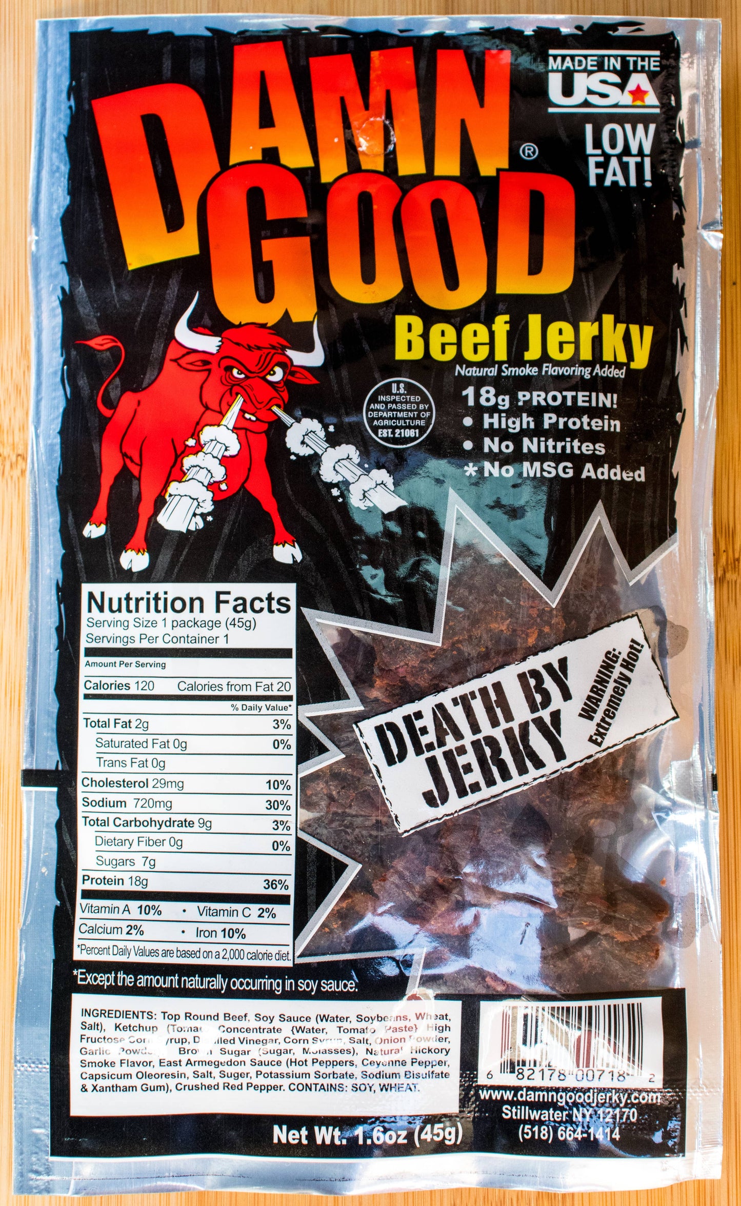 Damn Good - Death By Jerky Beef Jerky 1.6 oz