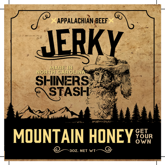 Shiners Stash Mountain Honey Beef Jerky 3oz