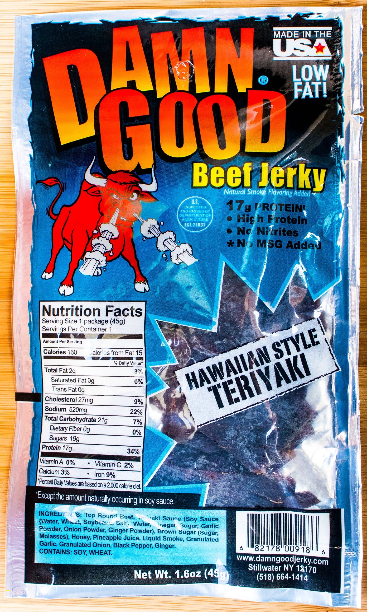 Damn Good - Hawaiian Teriyaki Beef Jerky 1.6 oz