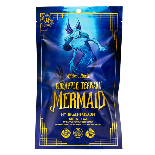 Mythical Meats Mermaid Beef Jerky - Pineapple Teriyaki 6oz