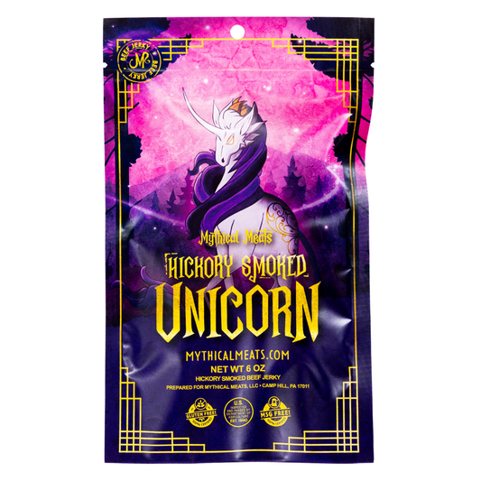 Mythical Meats Unicorn Beef Jerky - Hickory Smoked 6oz