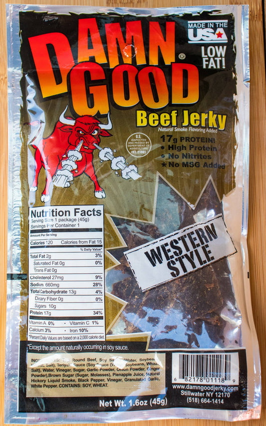 Damn Good - Western Style Beef Jerky 1.6 oz