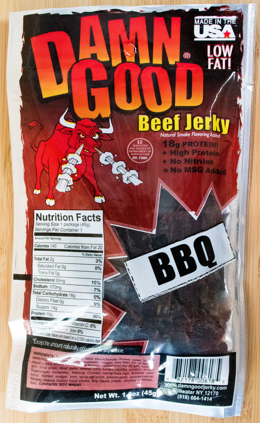 Damn Good - Barbeque Beef Jerky 1.6 oz