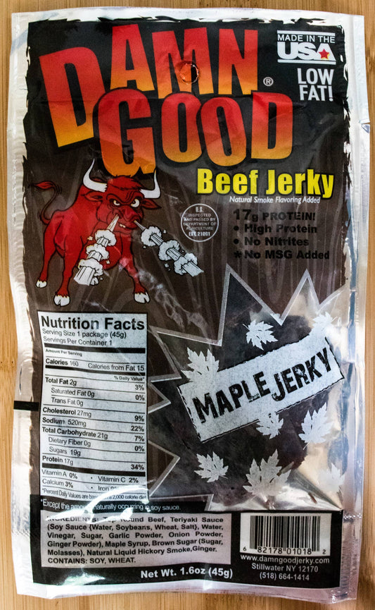 Damn Good - Maple Beef Jerky 1.6 oz