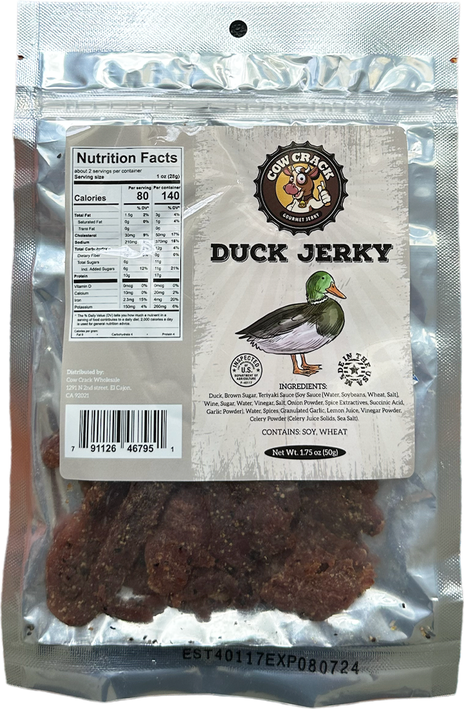 Cow Crack Duck Jerky 1.75 oz