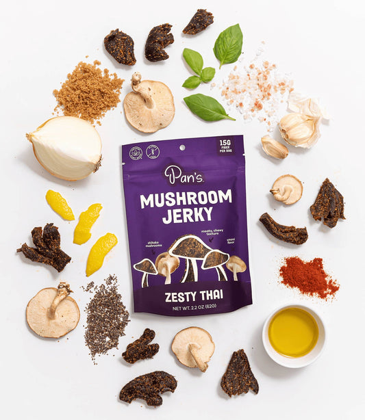 Pan's Mushroom Jerky - Zesty Thai 2.2oz