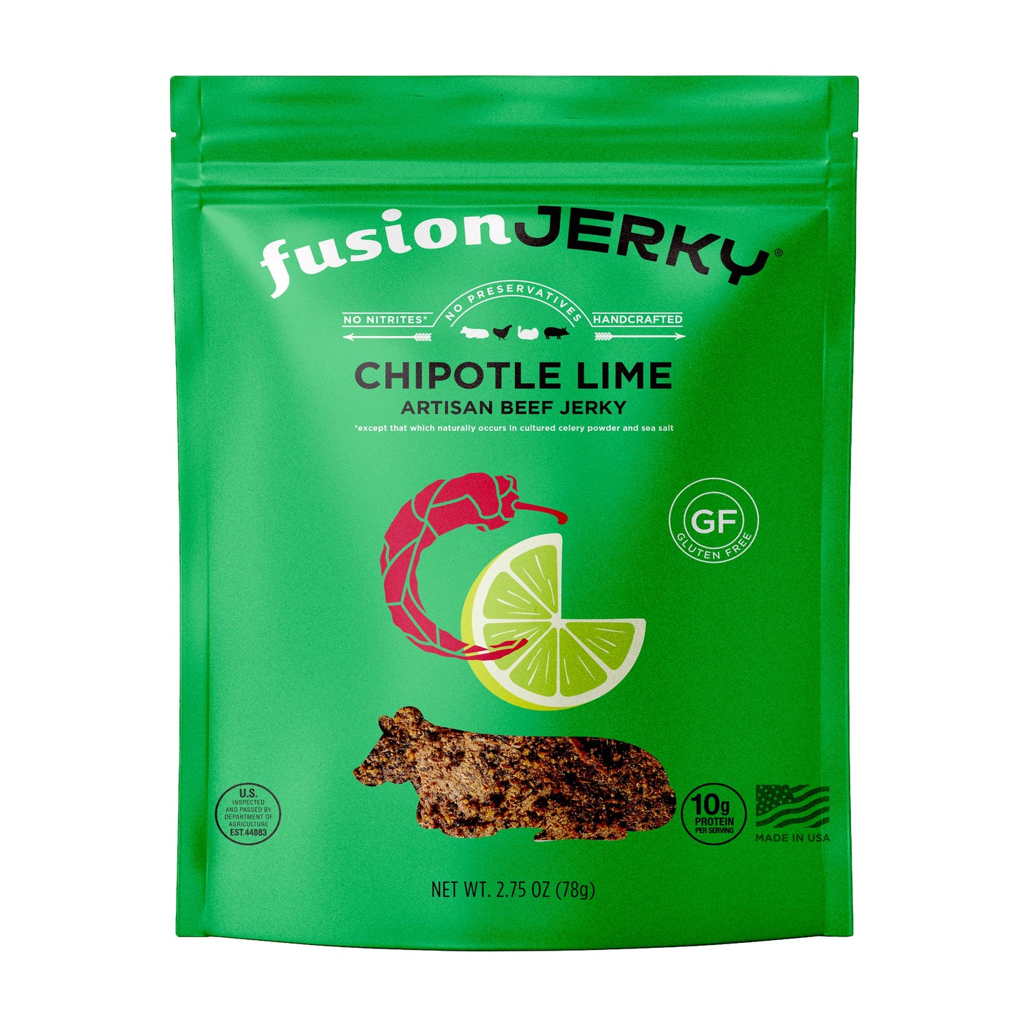 Fusion Chipotle Lime Beef Jerky 2.75oz