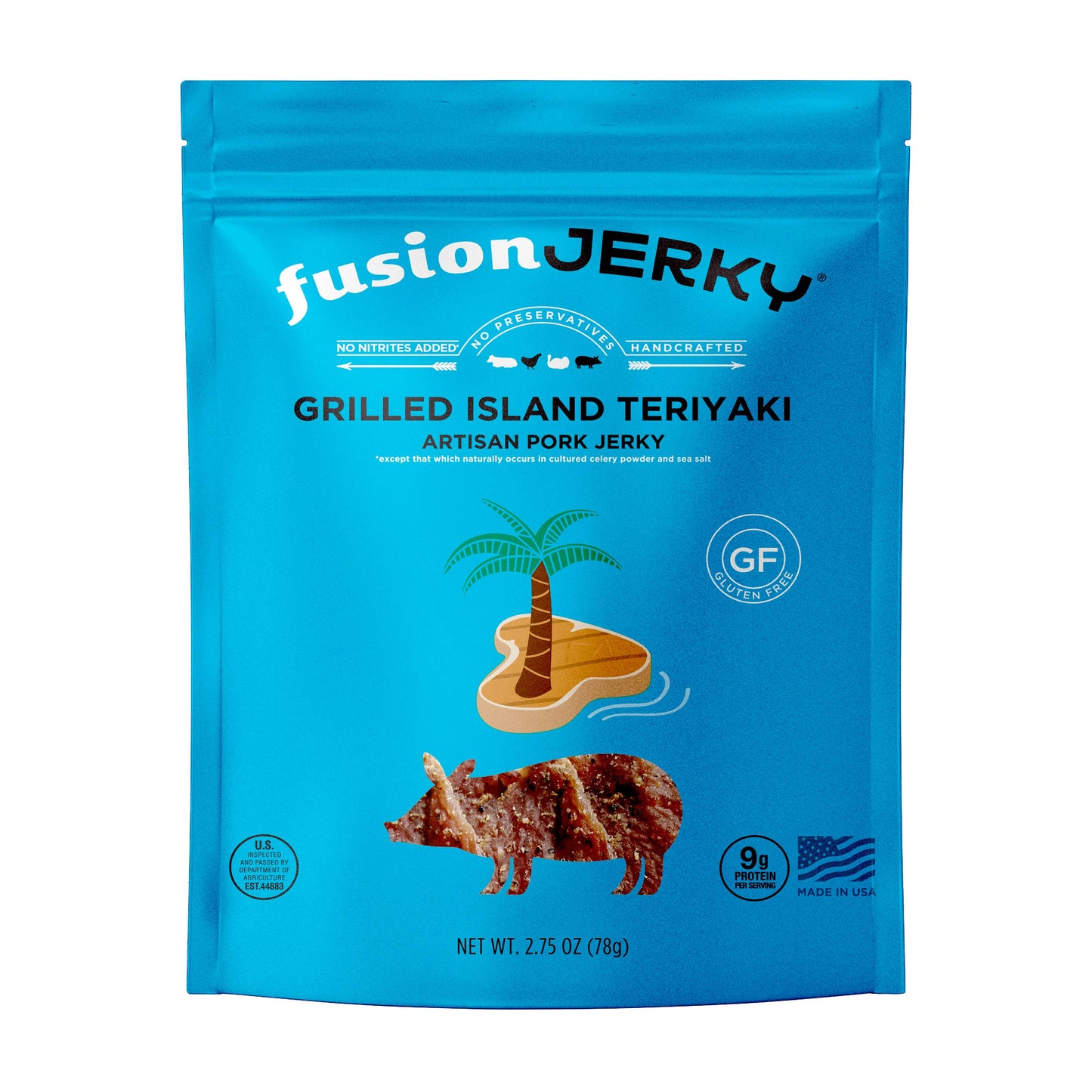 Fusion Grilled Island Teriyaki Pork Jerky 2.75oz